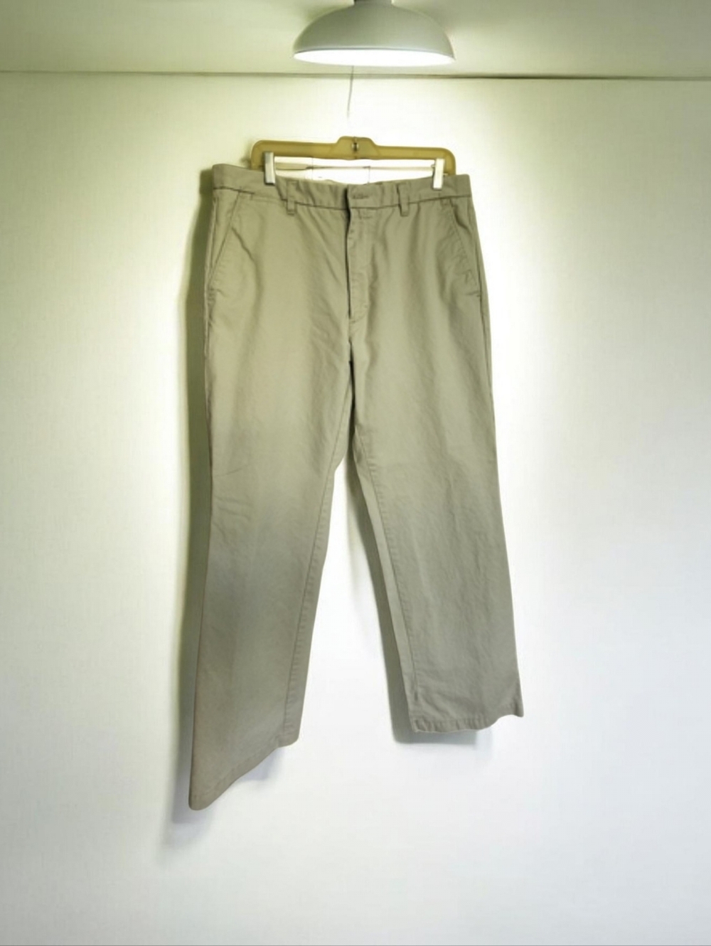 Dockers Chino Pants Mens Tan Khaki Straight Leg Work Casual Size 36x32